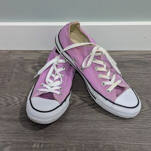 Light Purple Canvas Converse All Star Sneakers